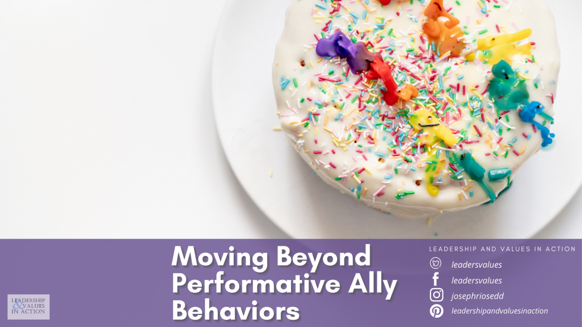 Moving Beyond Performative Ally Behaviors During Pride